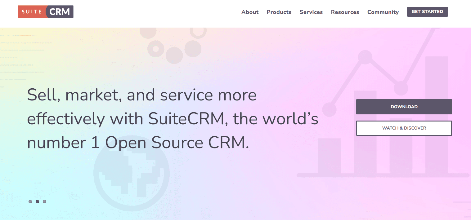 Open-source CRM for customizable sales, marketing, and support.