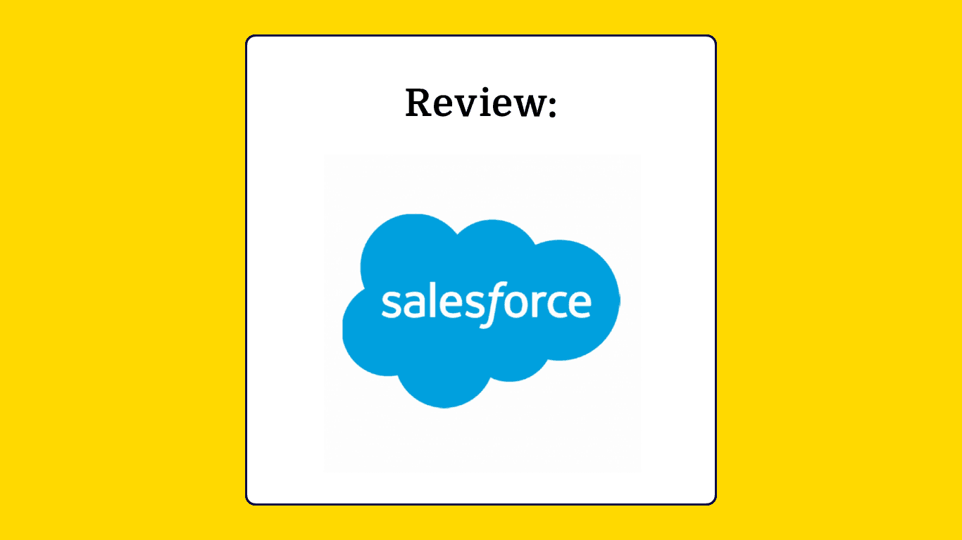 Salesforce marketing Product Review