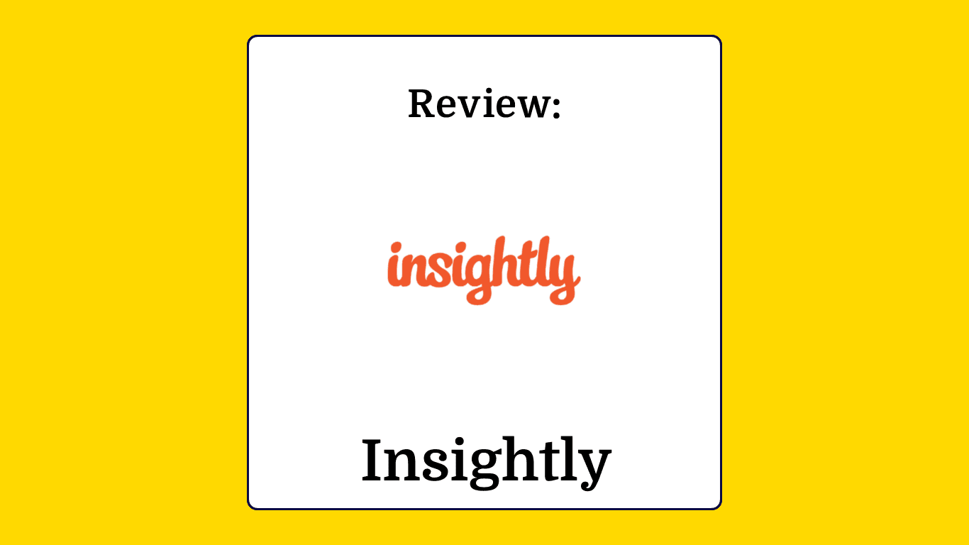 Insightly Product Review 16184