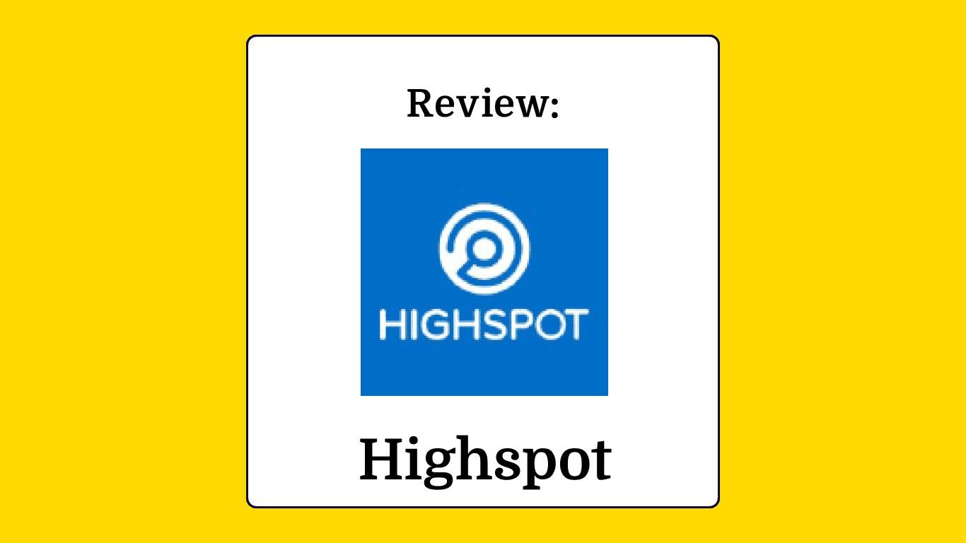 Highspot Product Review 58942