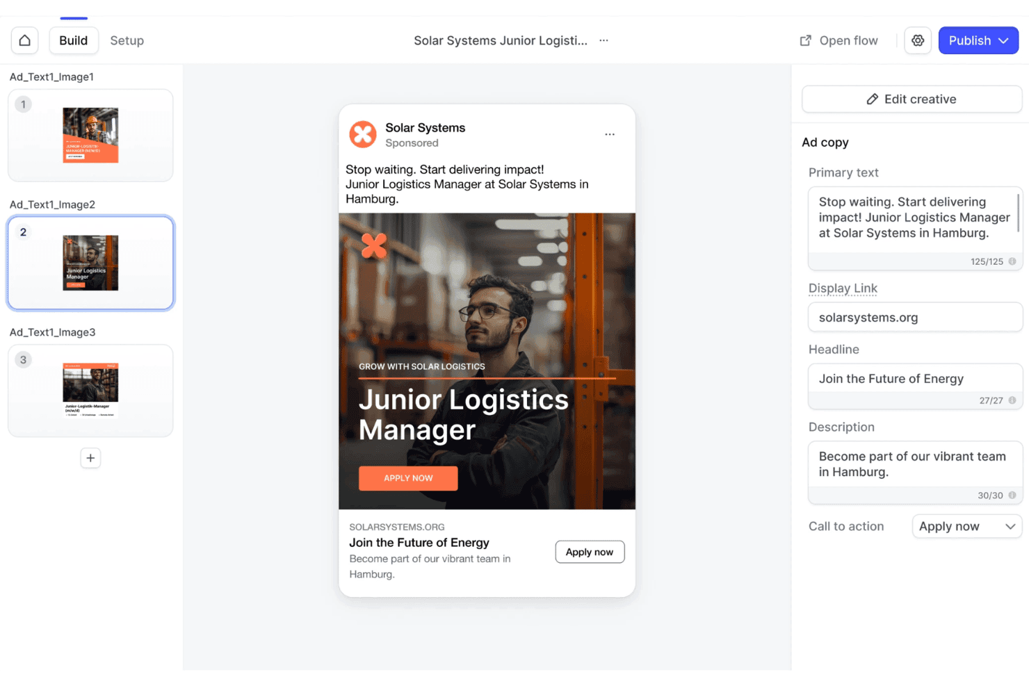 Heyflow's intuitive editor