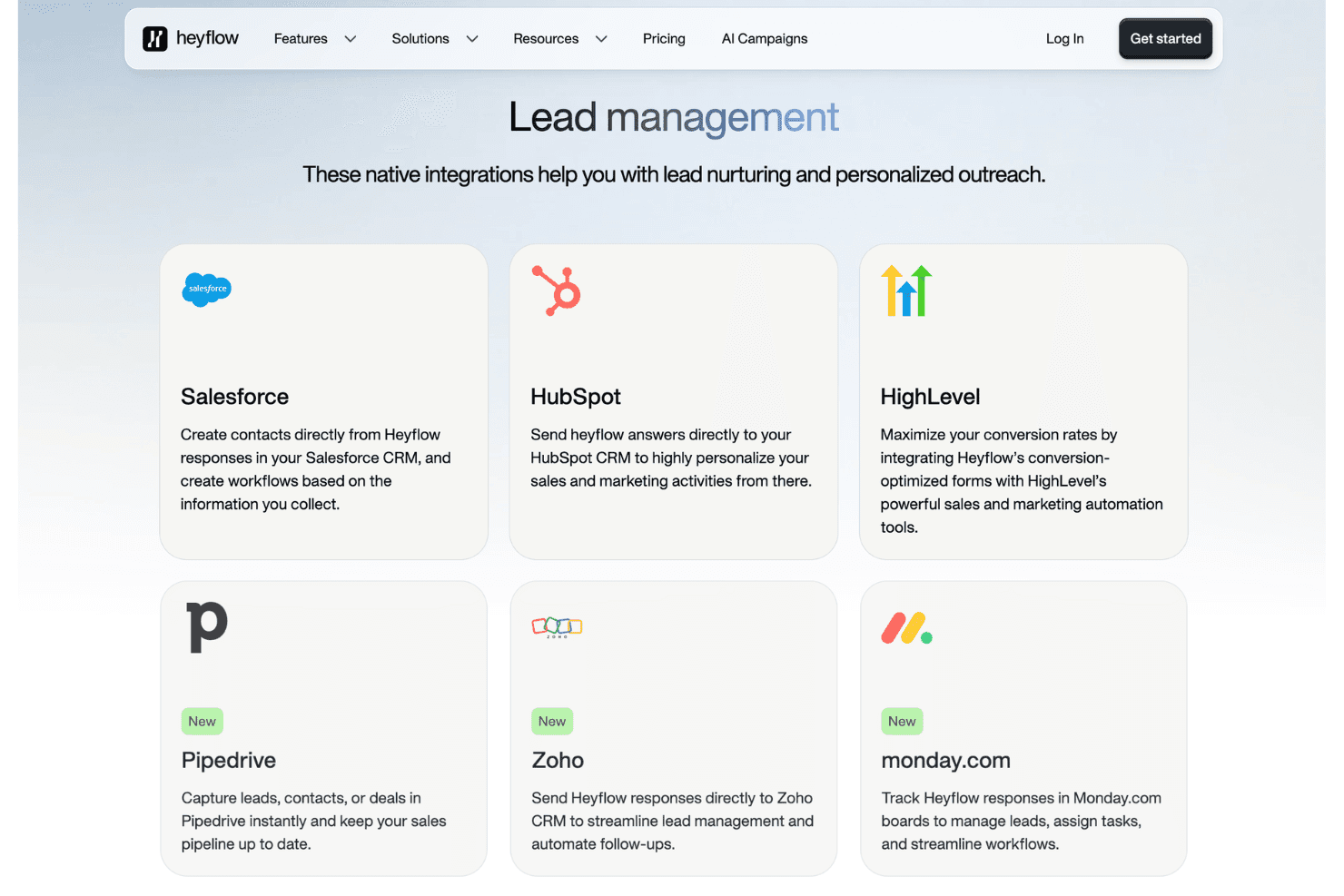 Heyflow integrations