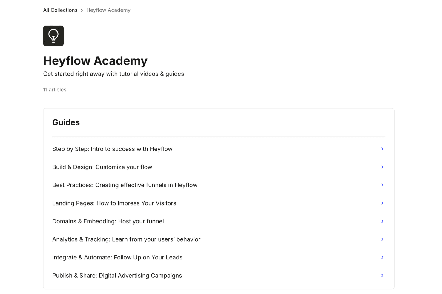Heyflow Academy