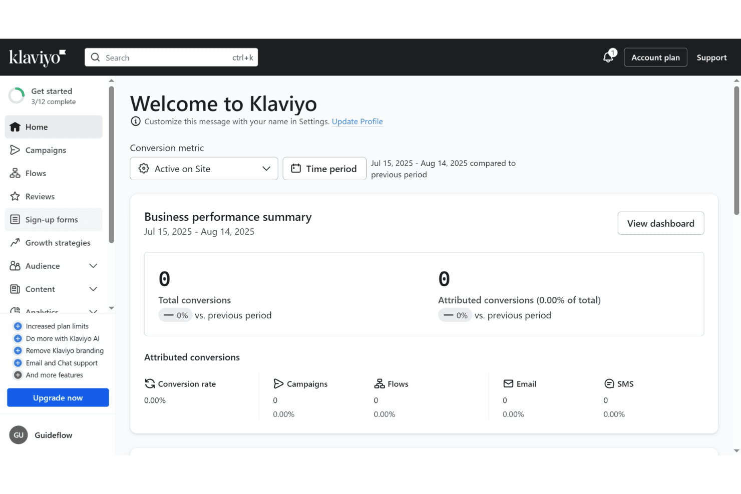 Klaviyo combines email automation, segmentation, and analytics.