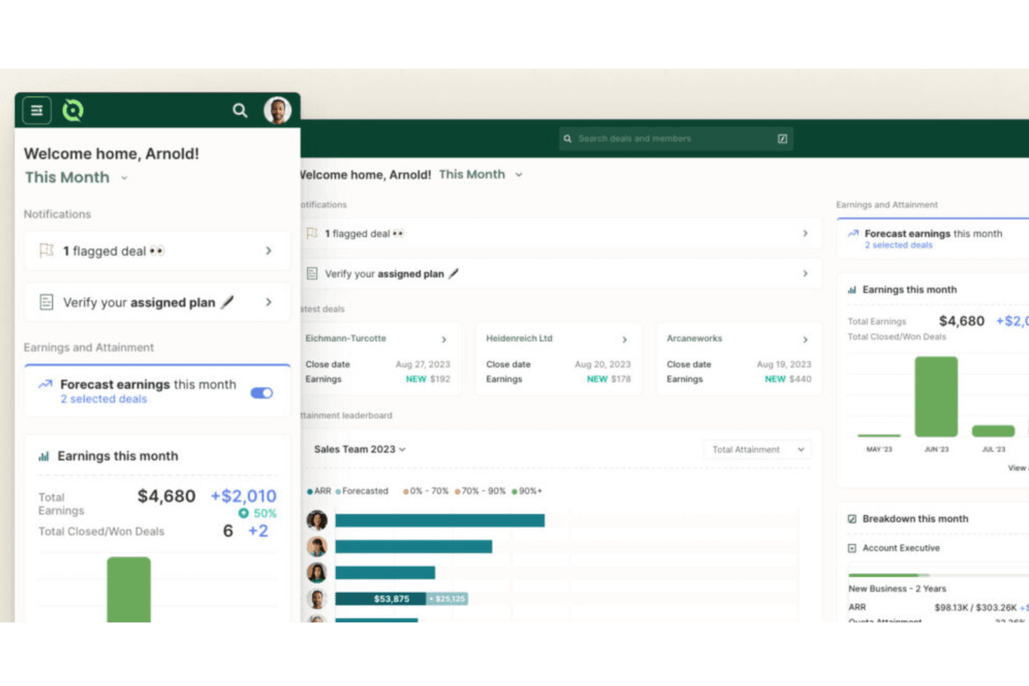 QuotaPath screenshot