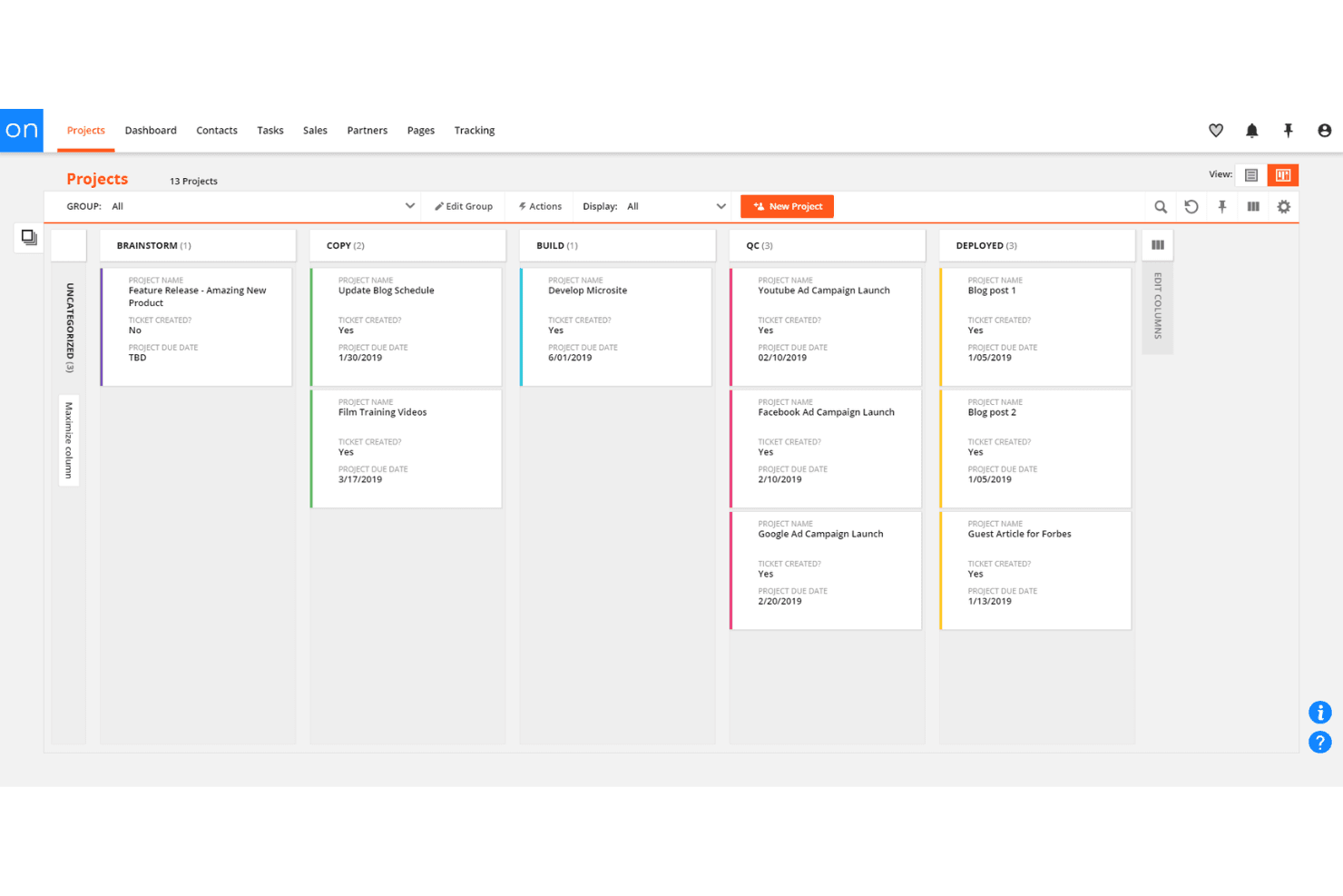 Ontraport screenshot