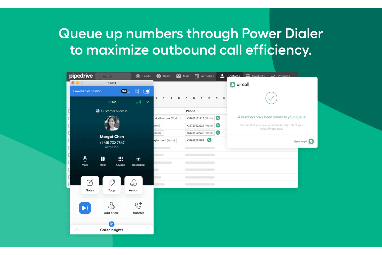 Aircall screenshot
