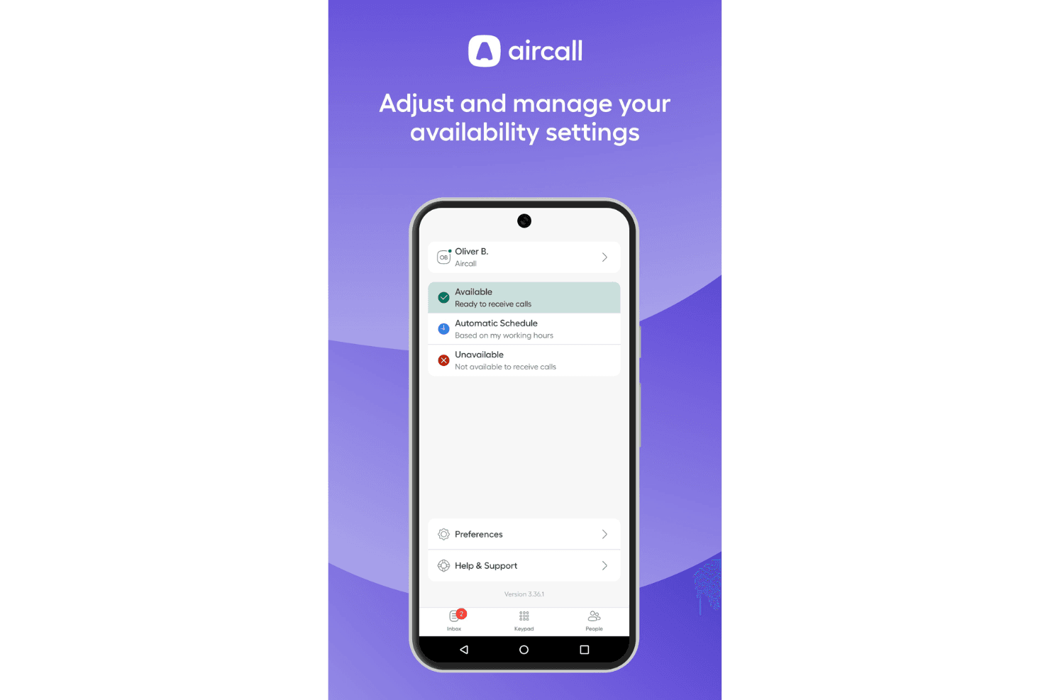 Aircall screenshot