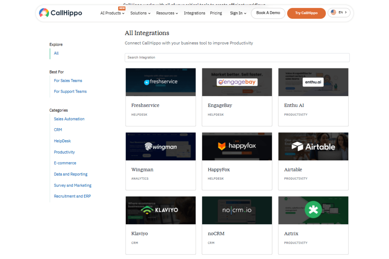 CallHippo screenshot