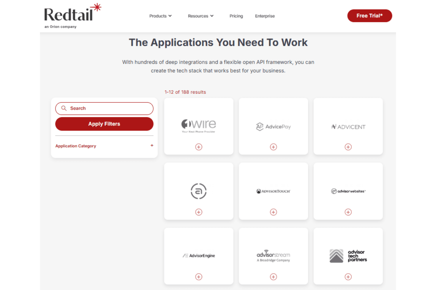 Redtail CRM screenshot