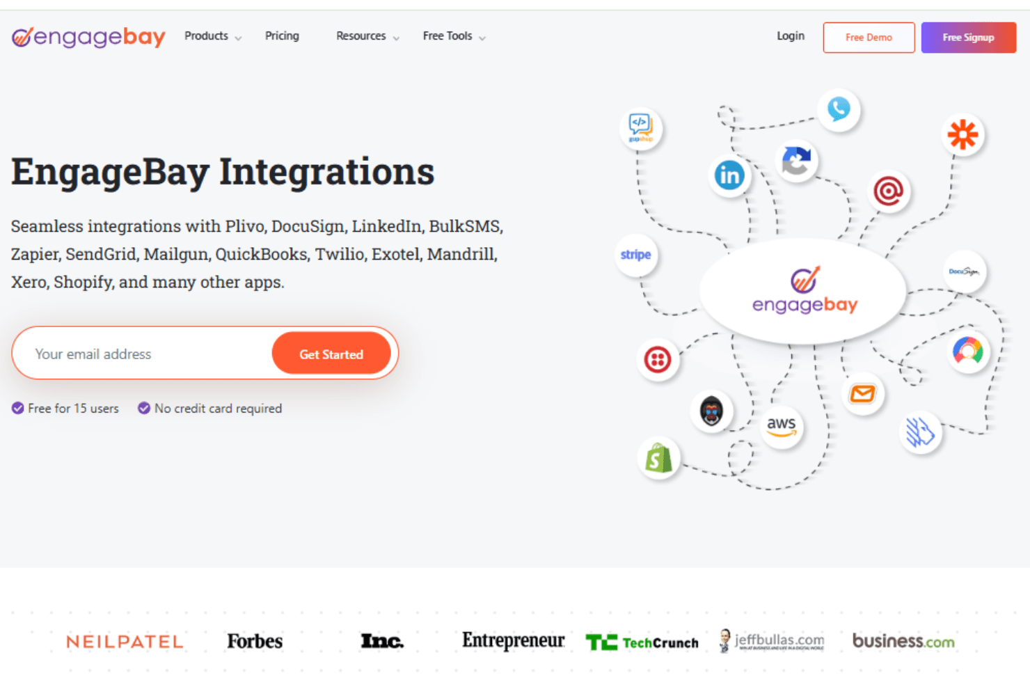 EngageBay screenshot