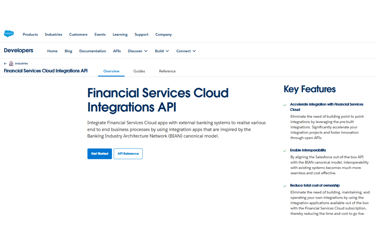 Salesforce Financial Services Cloud screenshot
