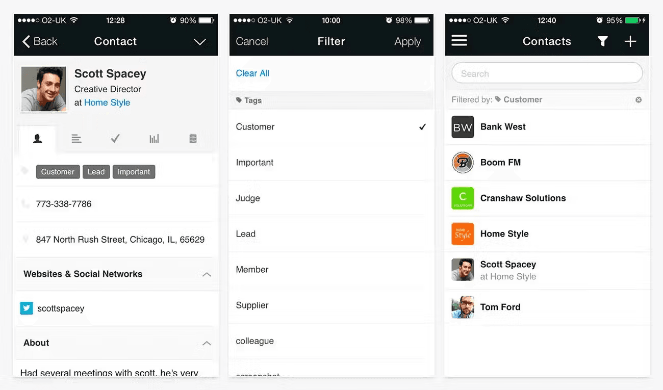 Capsule CRM screenshot