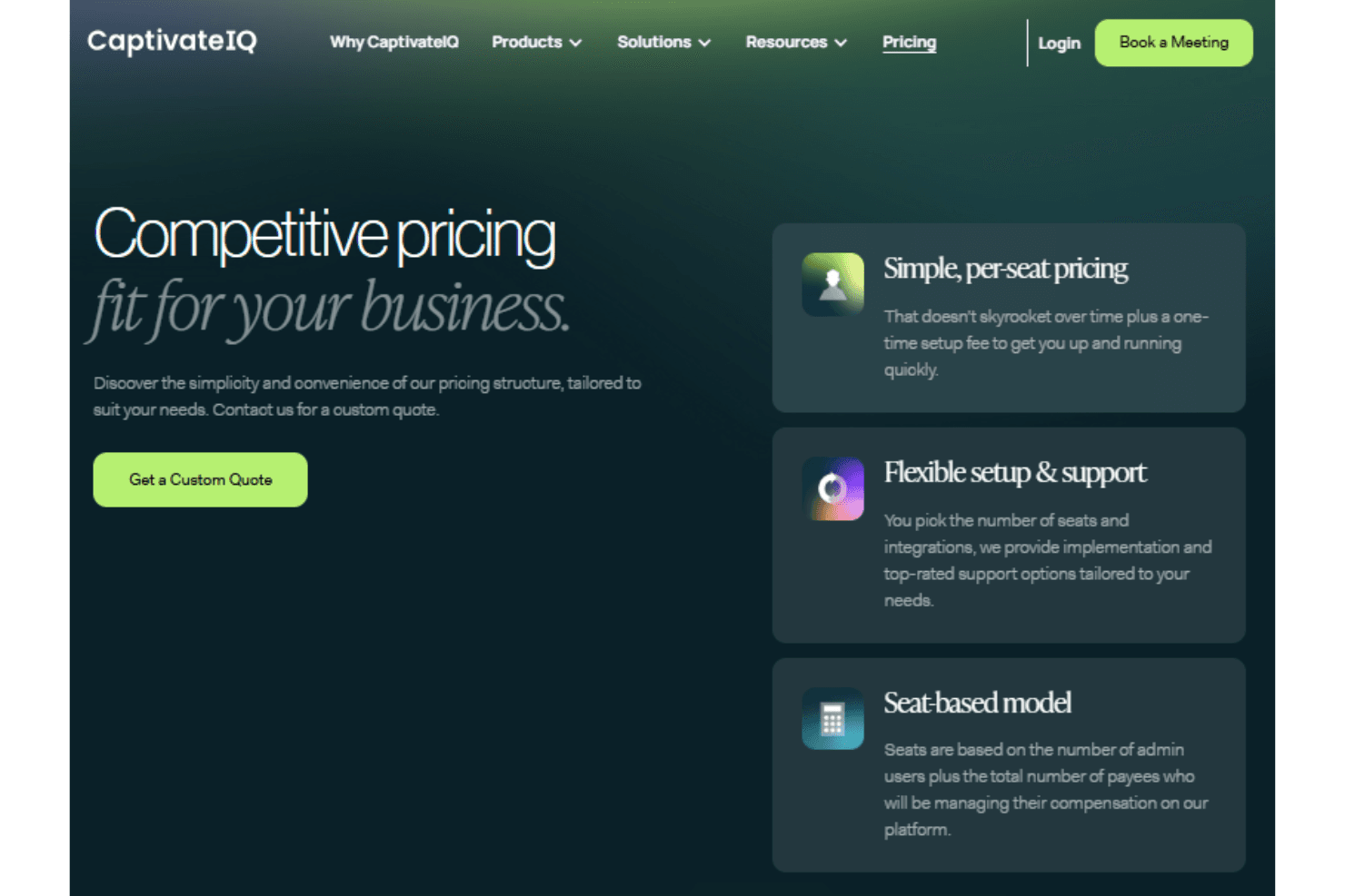 CaptivateIQ screenshot