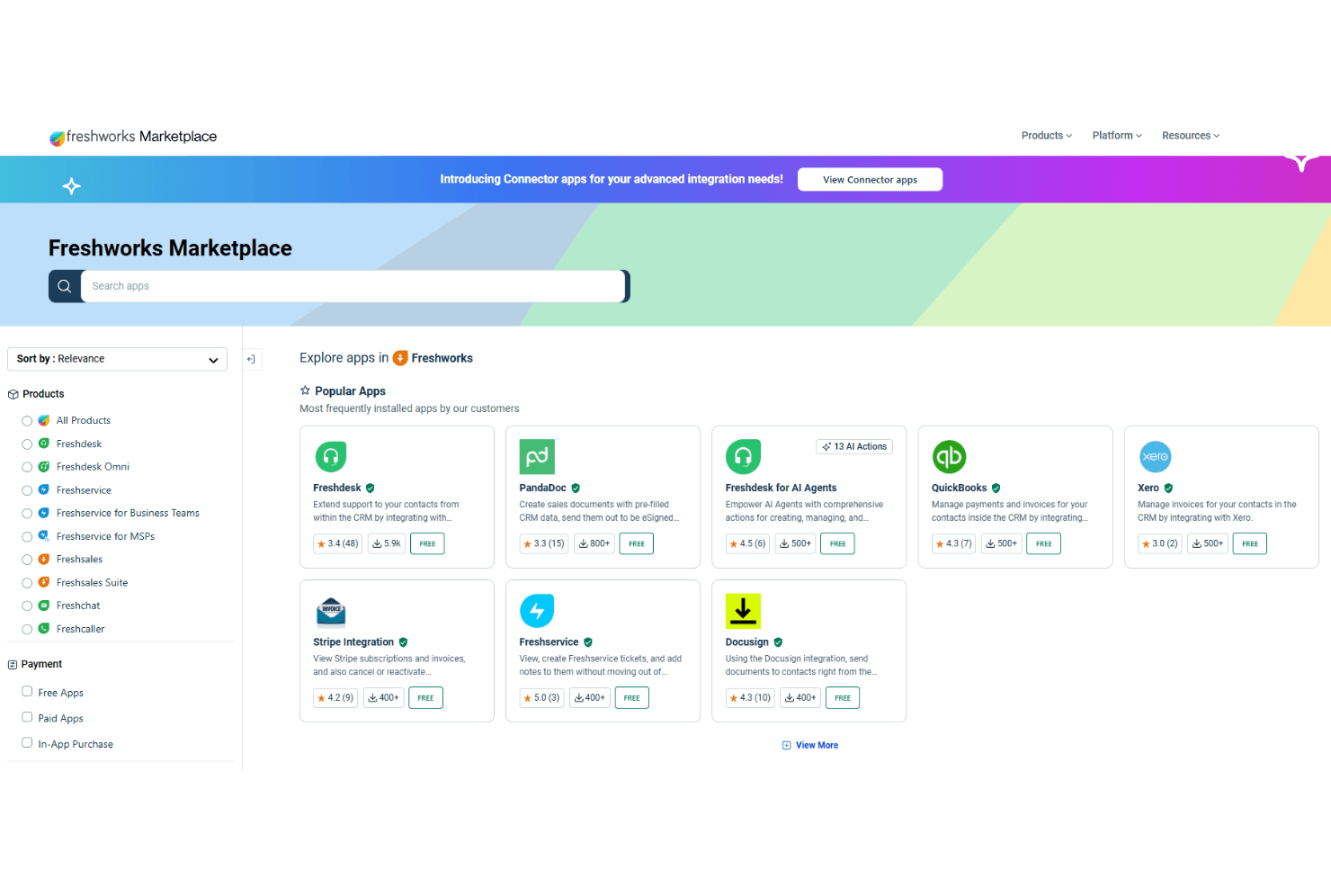 Freshsales screenshot