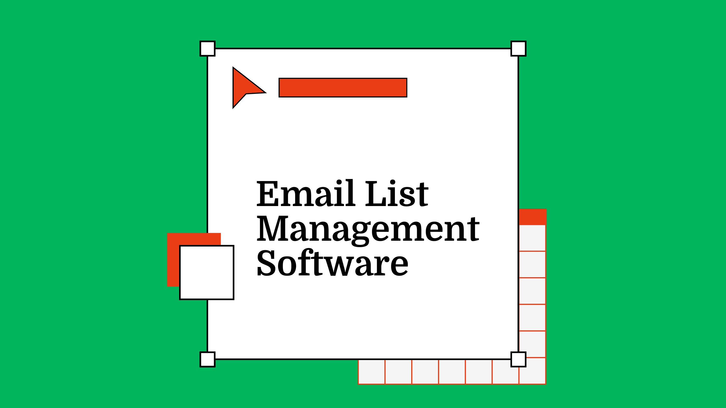 Email list management software best tools