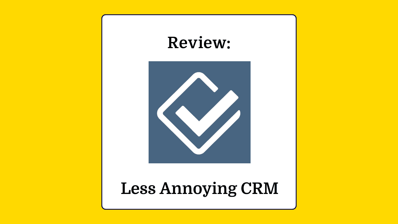 Less annoying crm Product Review 30509