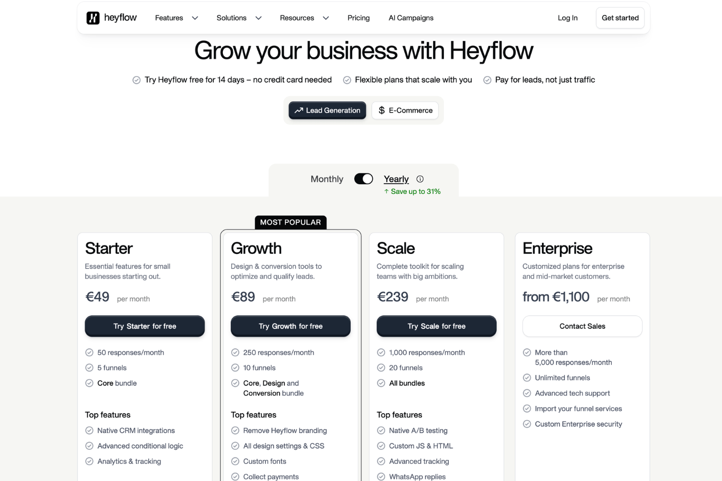 screenshot - Heyflow Review 2026: Pros, Cons, Features and Pricing