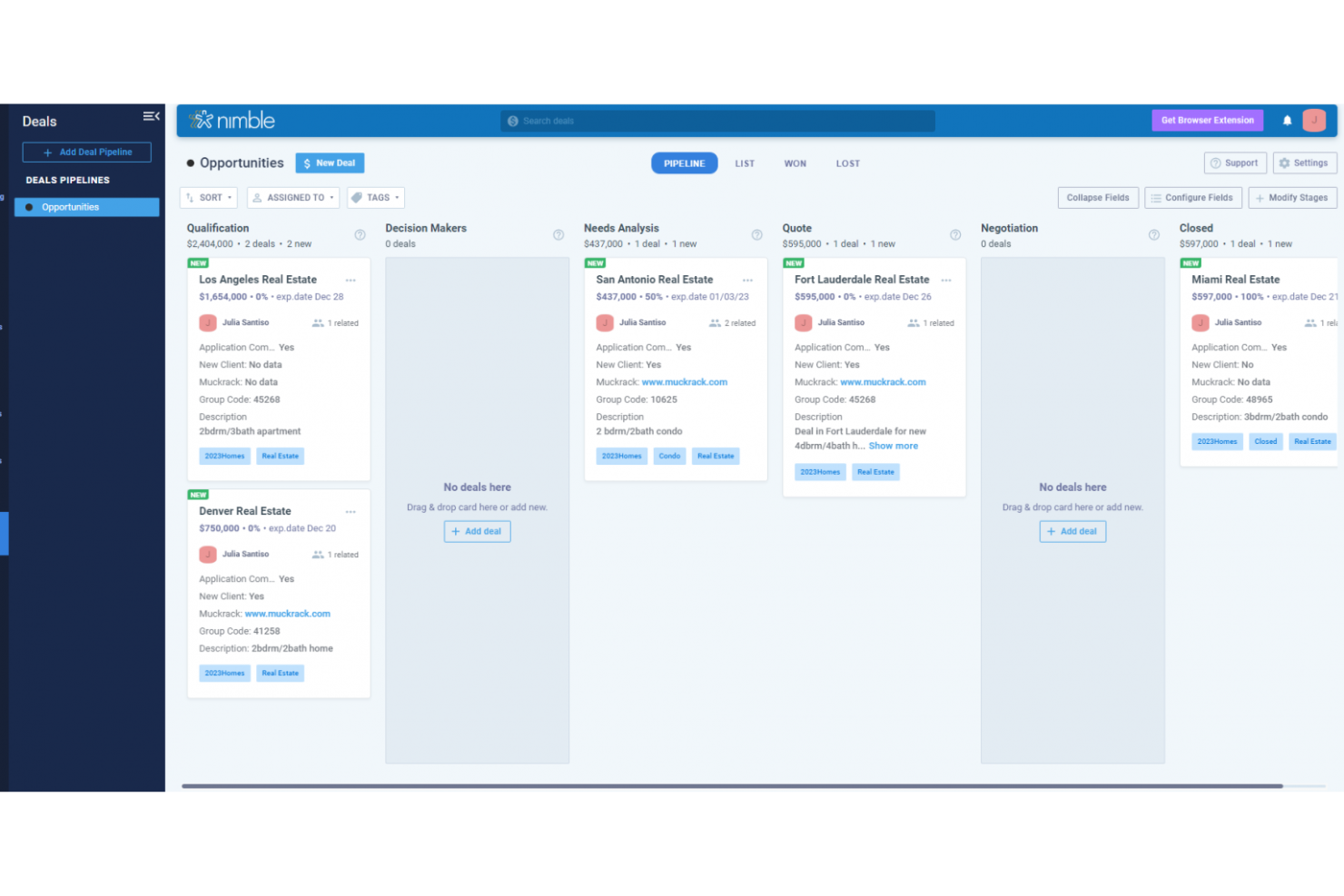 screenshot - Nimble CRM Review: Pros, Cons, Features and Pricing