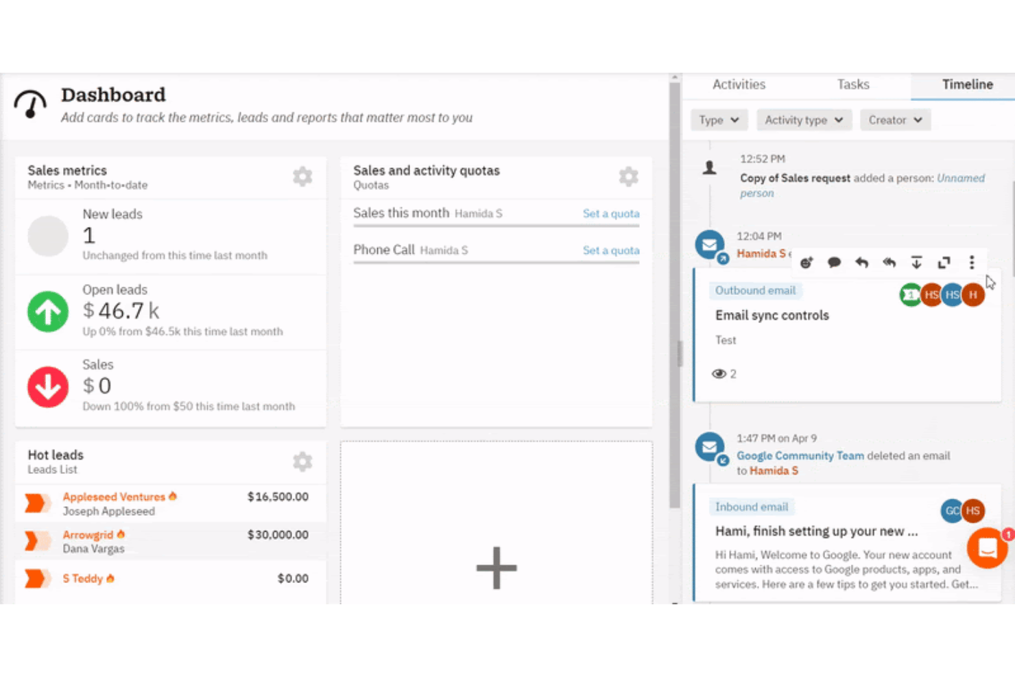 screenshot - Nutshell Review: Pros, Cons, Features and Pricing Explained