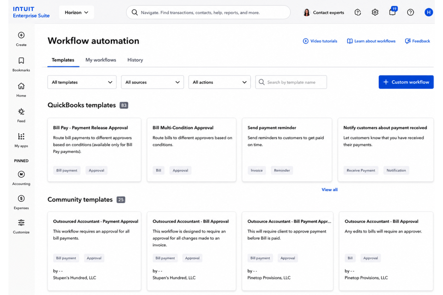 screenshot - Intuit Enterprise Suite Review 2026: Pros, Cons, Features, and Pricing