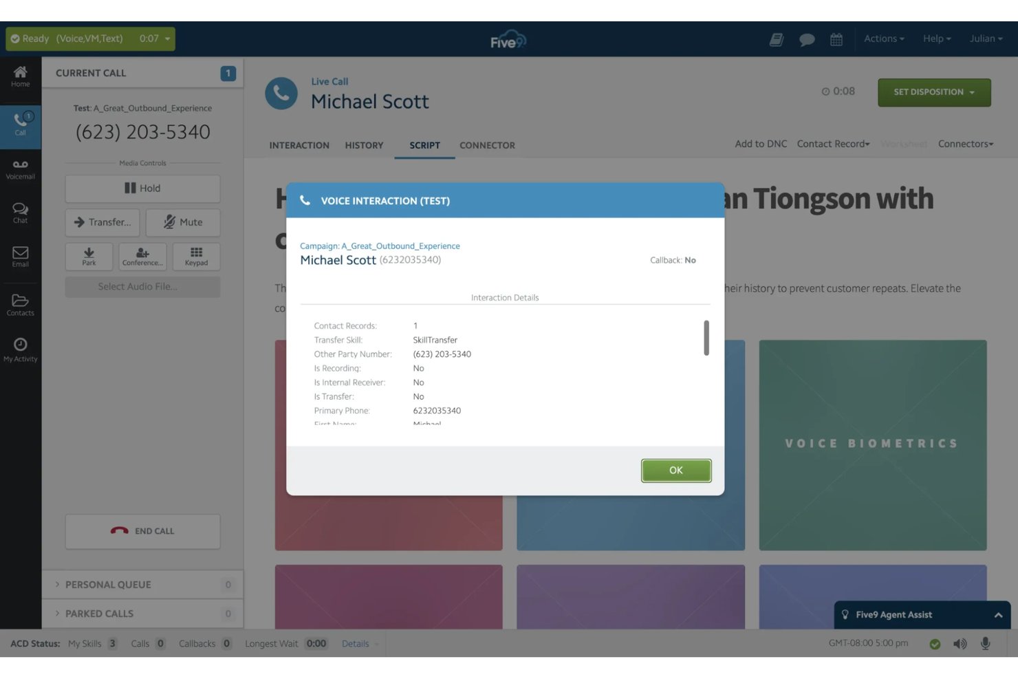 screenshot - Avis sur Five9 : Avantages, Inconvénients, Fonctionnalités et Tarifs