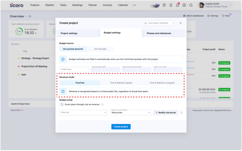 Scoro Adds Revenue Models, Forecasting, and Sage Intacct Updates
