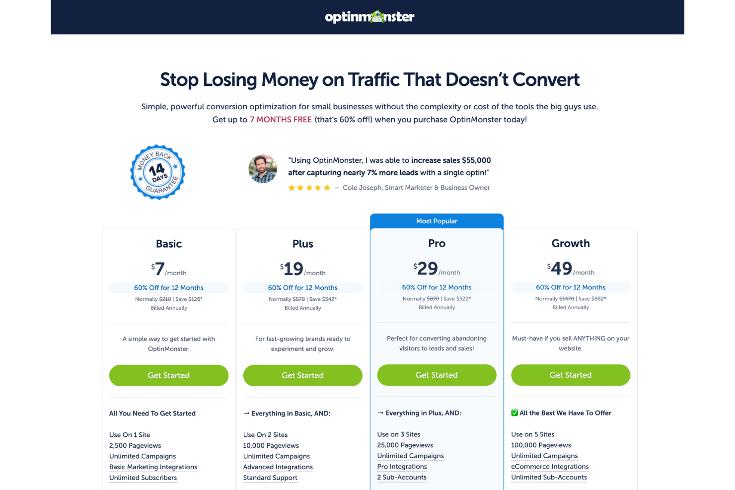 screenshot - OptinMonster Review: Pros, Cons, Features &amp; Pricing