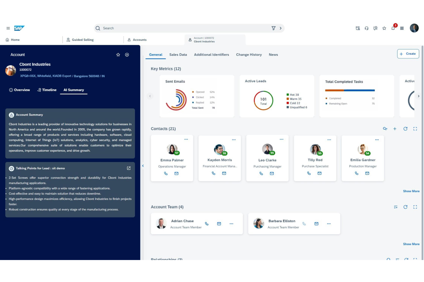 screenshot - SAP CRM Review: Pros, Cons, Features &amp; Pricing