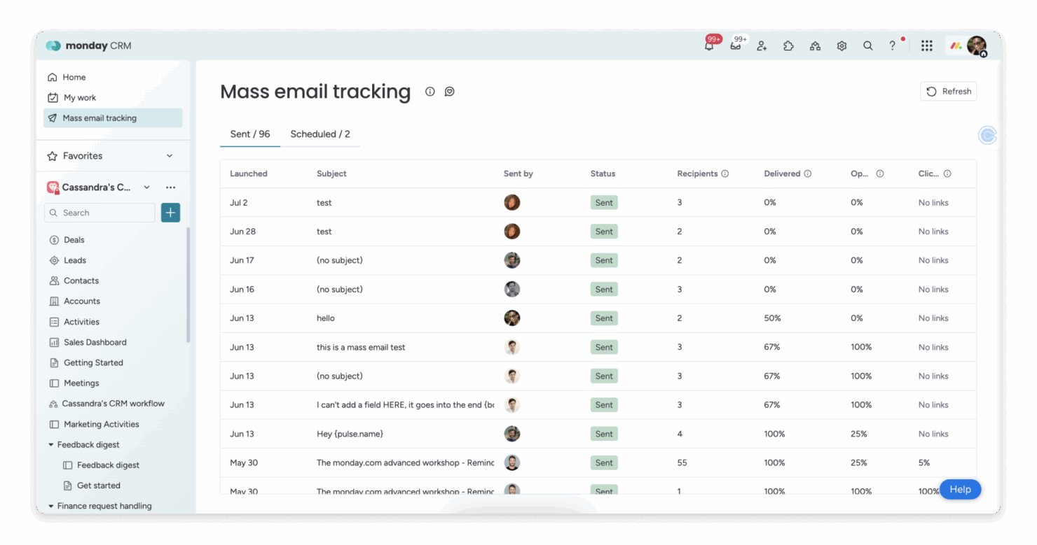 screenshot - Monday Sales CRM Software In-Depth Review 2025