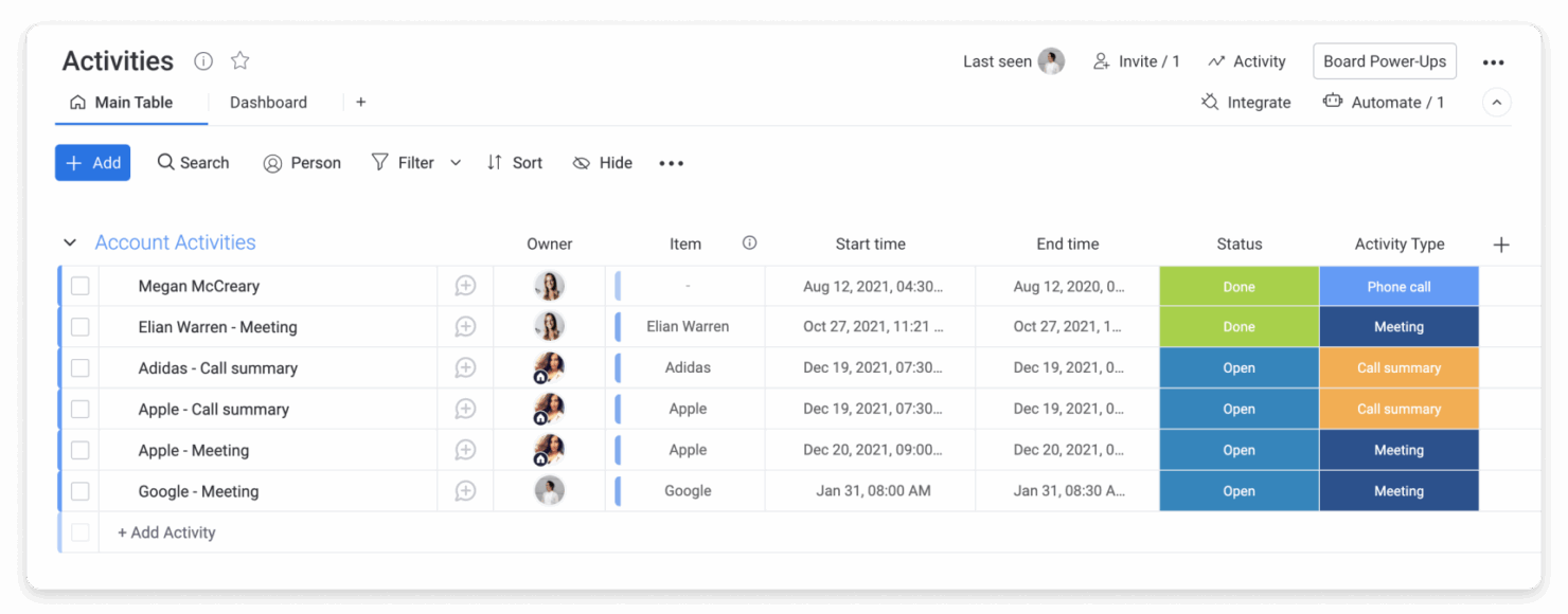 screenshot - Monday Sales CRM Software In-Depth Review 2025
