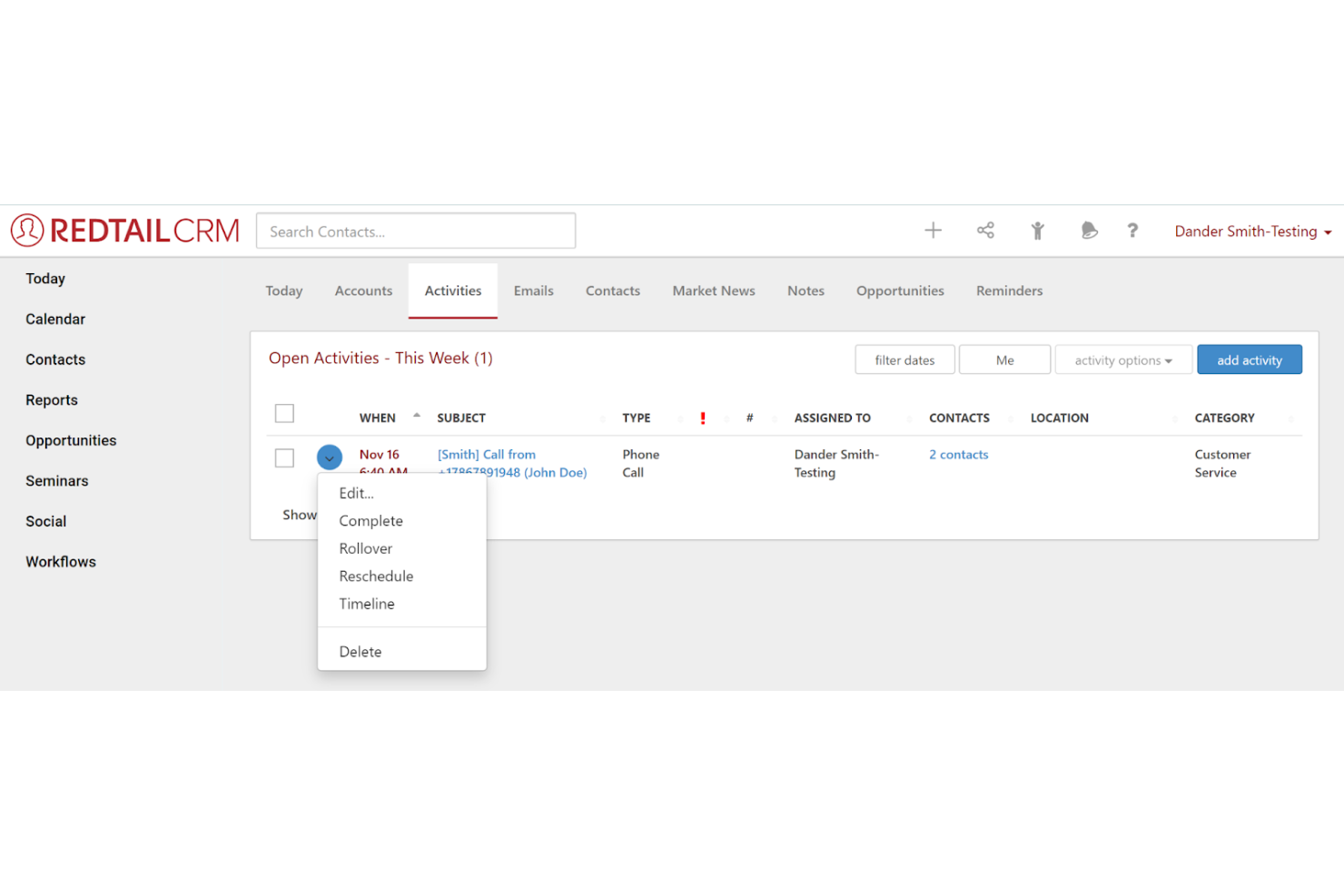 screenshot - Redtail CRM Review: Pros, Cons, Features and Pricing