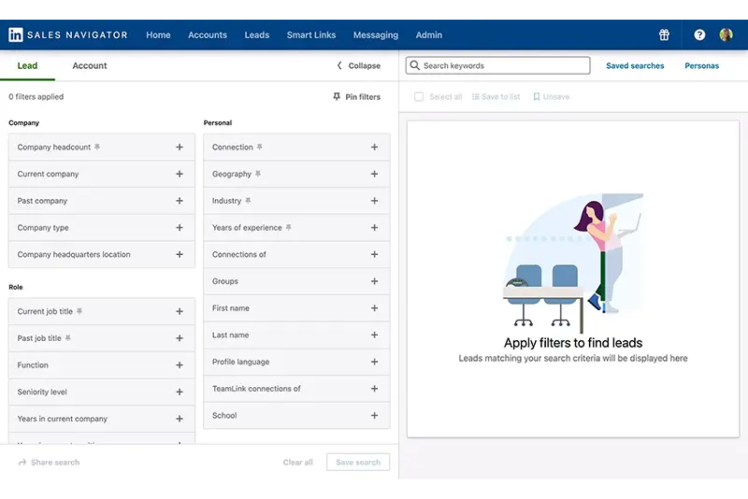 screenshot - LinkedIn Sales Navigator Review: Pros, Cons, Features and Pricing