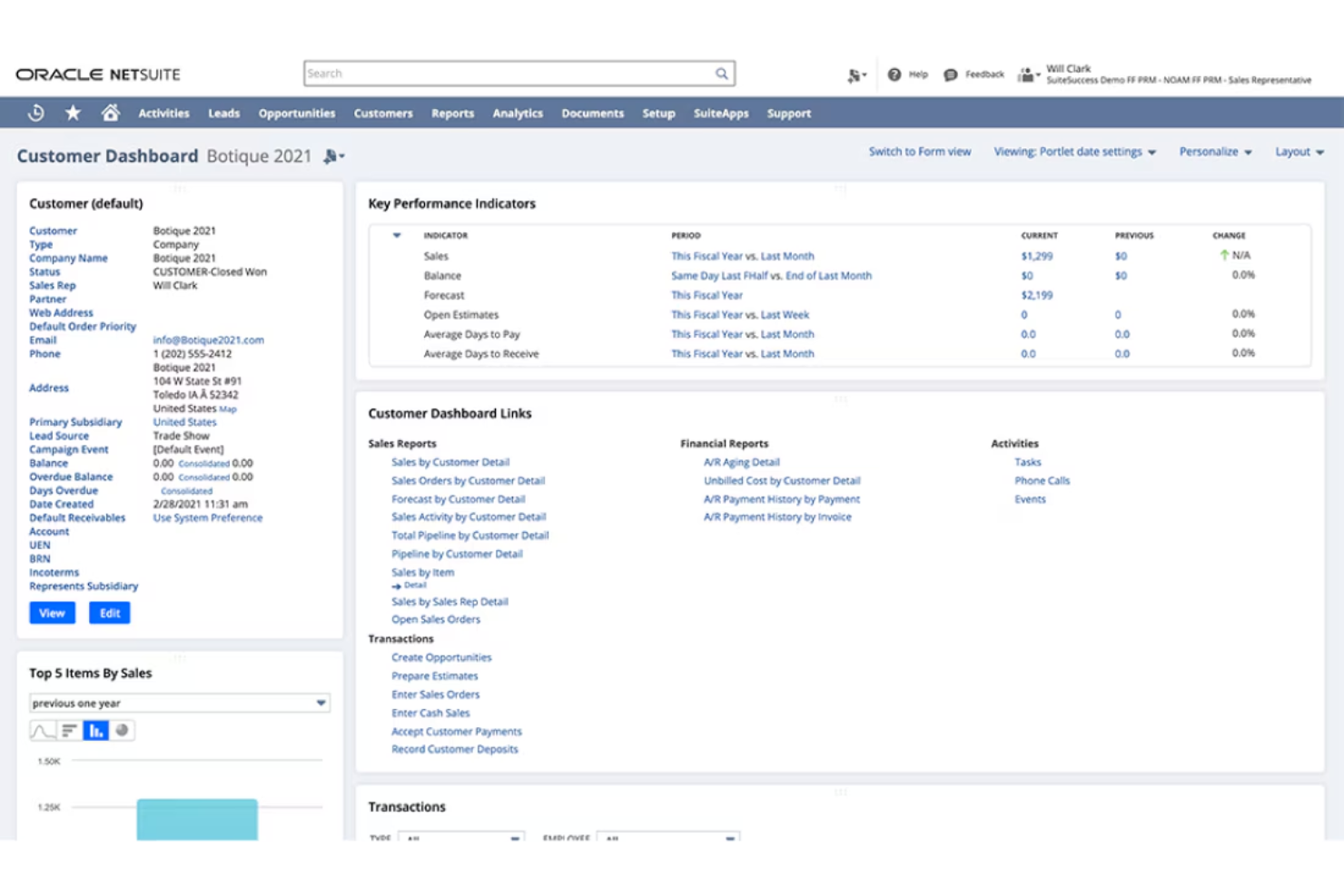 screenshot - NetSuite CRM Review: Pros, Cons, Features and Pricing