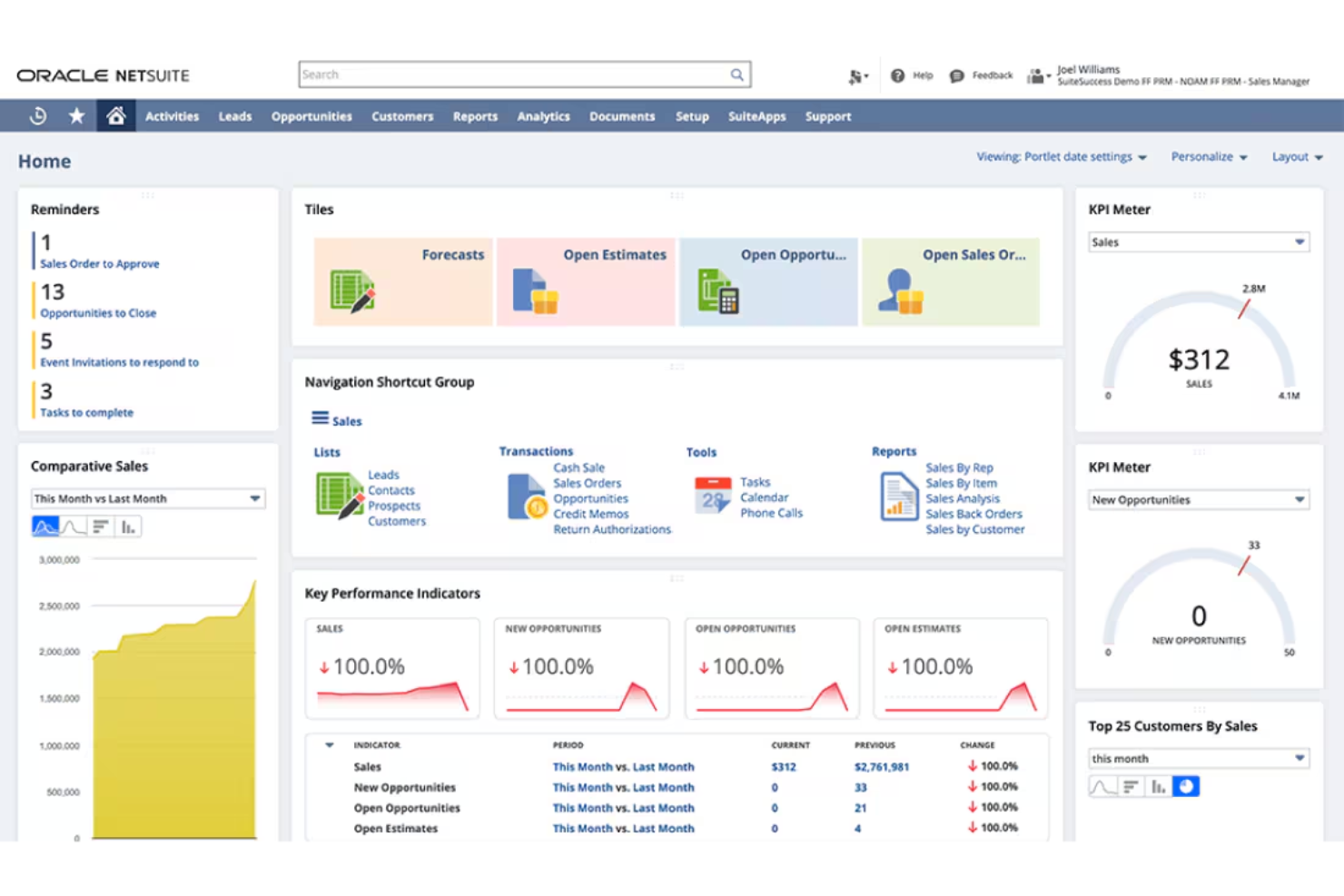 screenshot - NetSuite CRM Review: Pros, Cons, Features and Pricing