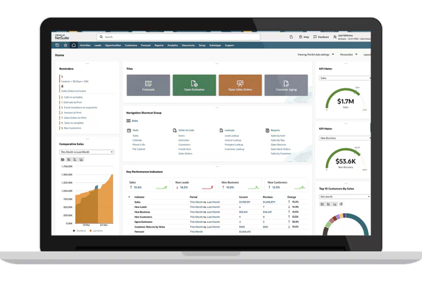 screenshot - NetSuite CRM Review: Pros, Cons, Features and Pricing