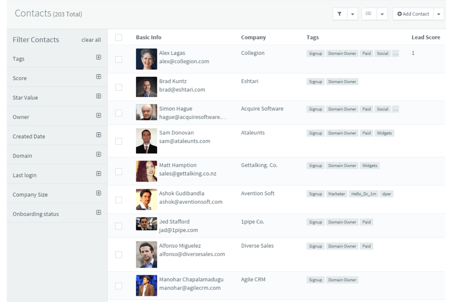 screenshot - Agile CRM Review: Pros, Cons, Features and Pricing 