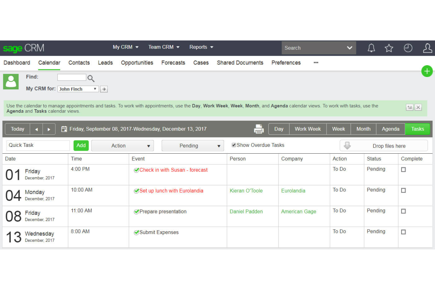 screenshot - Sage CRM Review: Pros, Cons, Features and Pricing