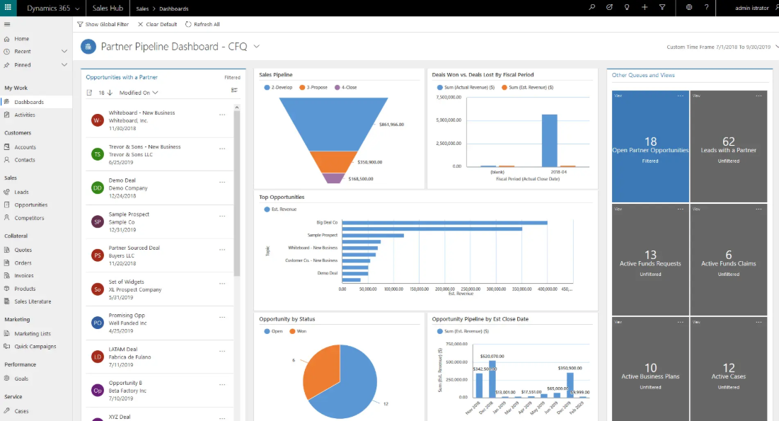 screenshot - Avis sur Microsoft Dynamics 365 : avantages, inconvénients, fonctionnalités et tarifs