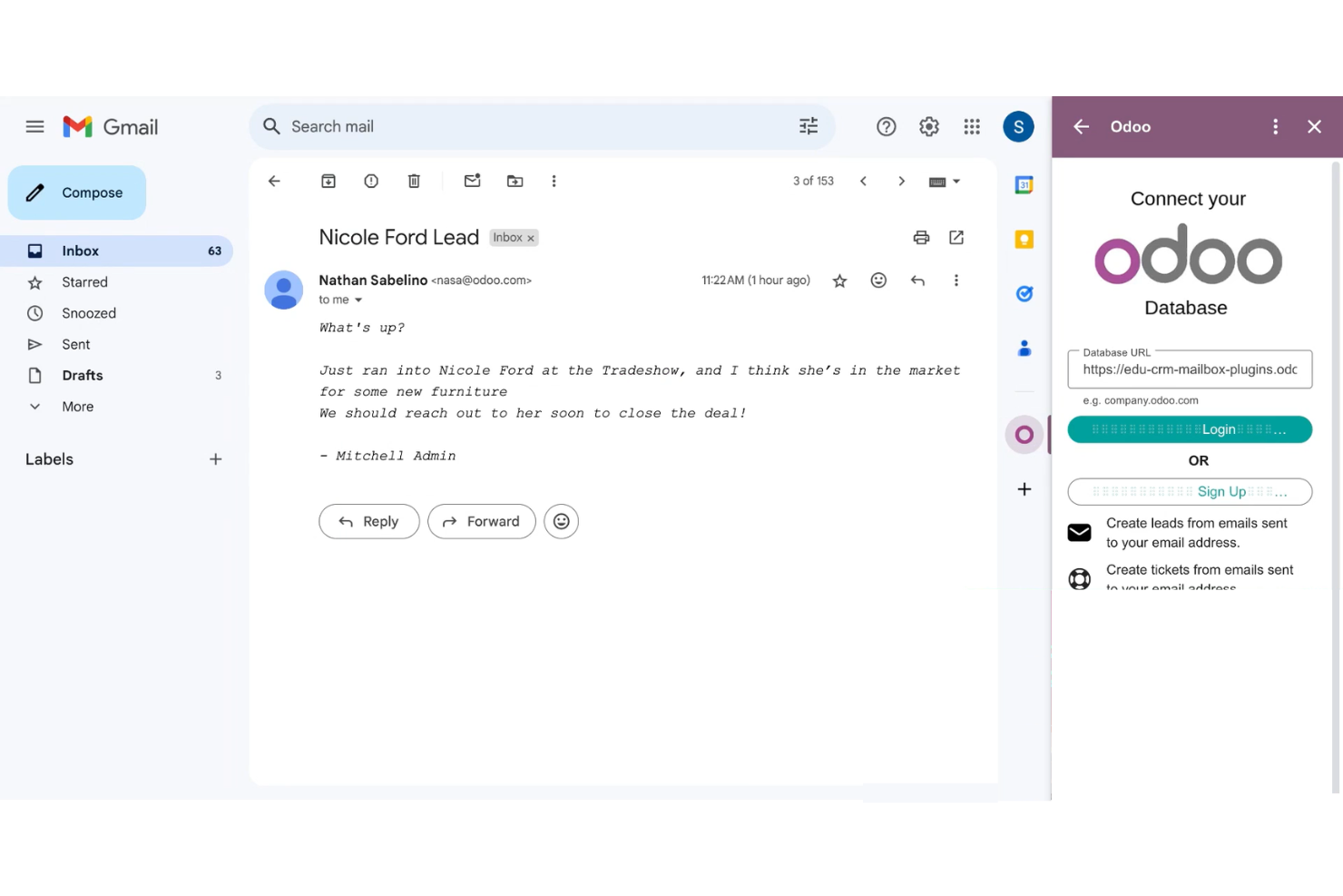 screenshot - Odoo CRM Review: Pros, Cons, Features and Pricing
