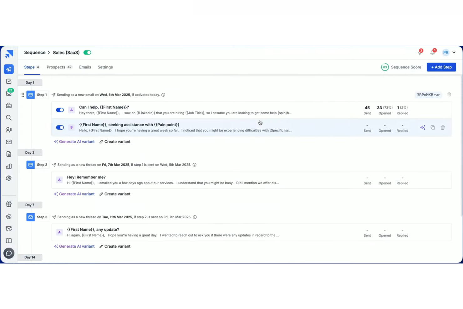 screenshot - Saleshandy Review: Pros, Cons, Features and Pricing