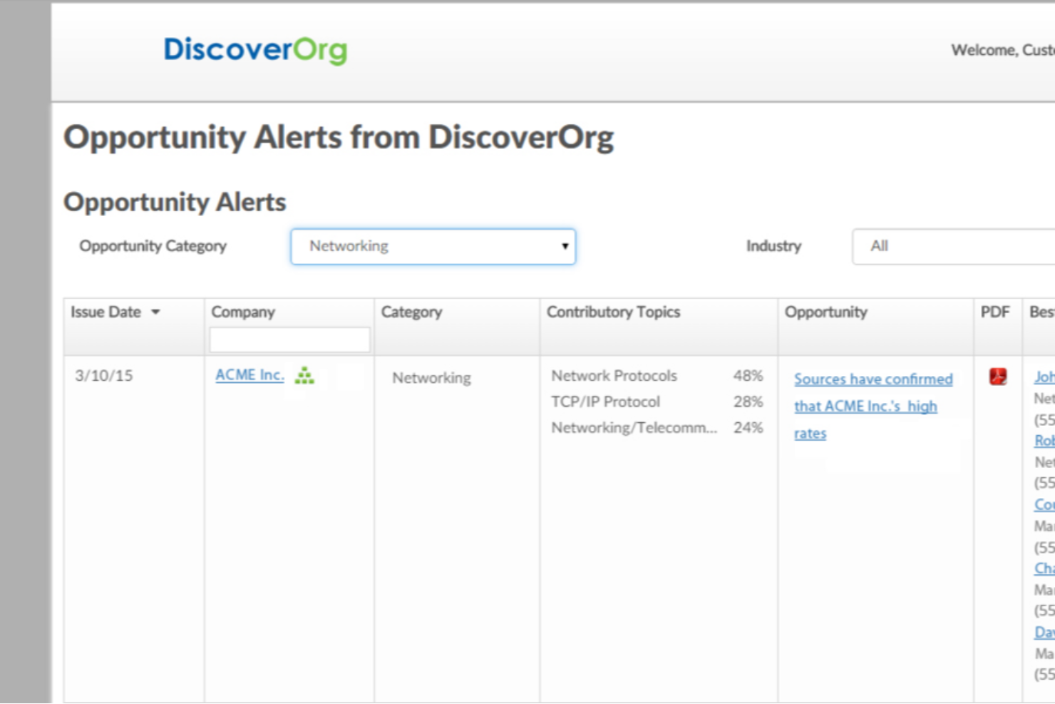 screenshot - DiscoverOrg Review: Pros, Cons, Features and Pricing Discover