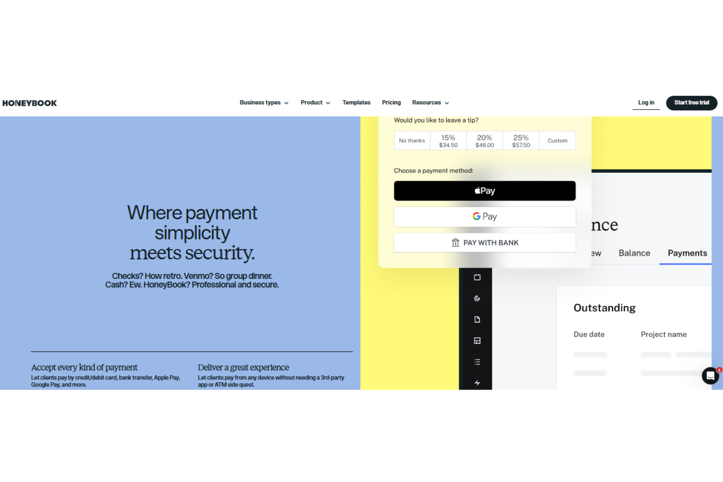screenshot - HoneyBook Review: Pros, Cons, Features, and Pricing Explained