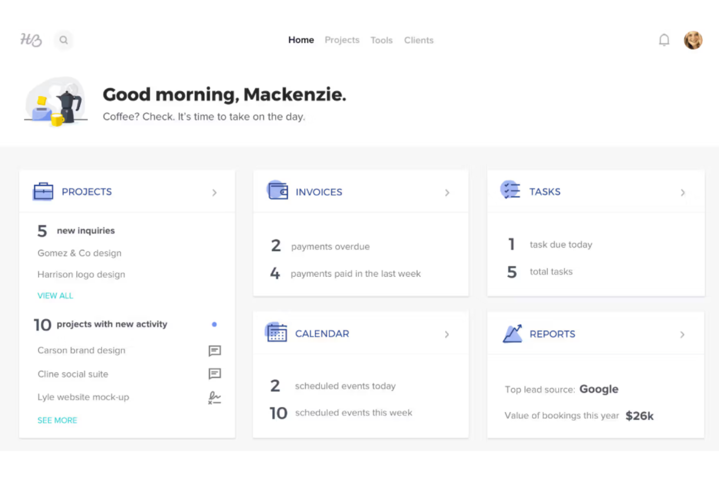 screenshot - HoneyBook Review: Pros, Cons, Features, and Pricing Explained