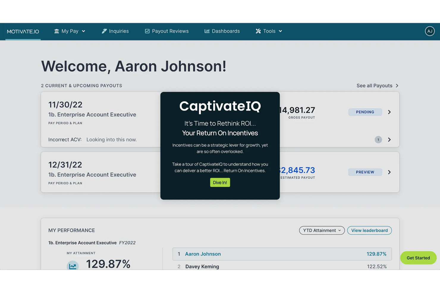 screenshot - CaptivateIQ Review: Pros, Cons, Features, and Pricing Explained