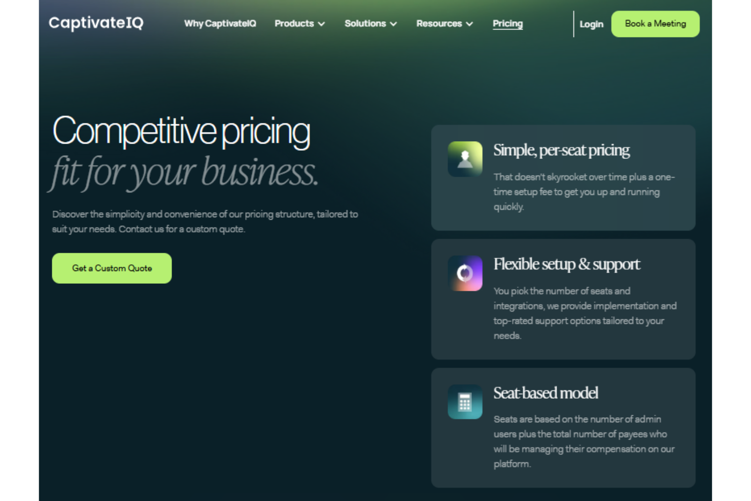 screenshot - CaptivateIQ Review: Pros, Cons, Features, and Pricing Explained