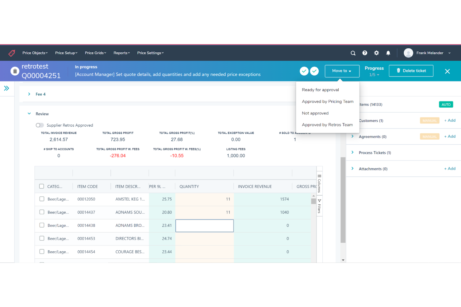 PriceEdge screenshot - 18 Meilleurs Logiciels de Tarification E-commerce Passés en Revue en 2026