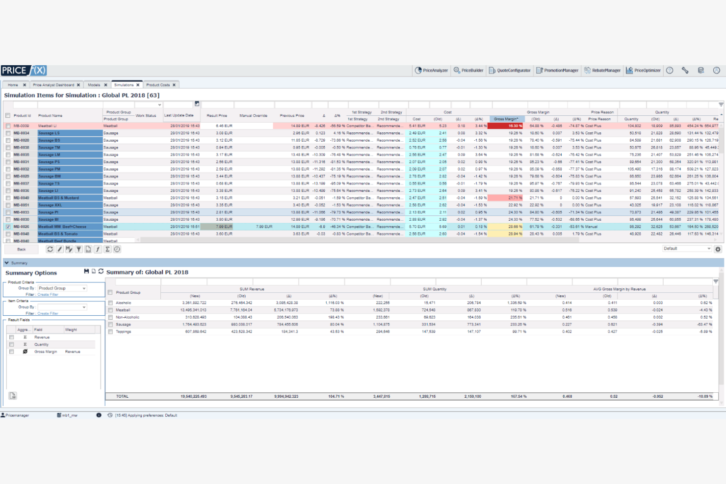 Pricefx screenshot - 16 meilleurs logiciels de tarification IA évalués en 2026