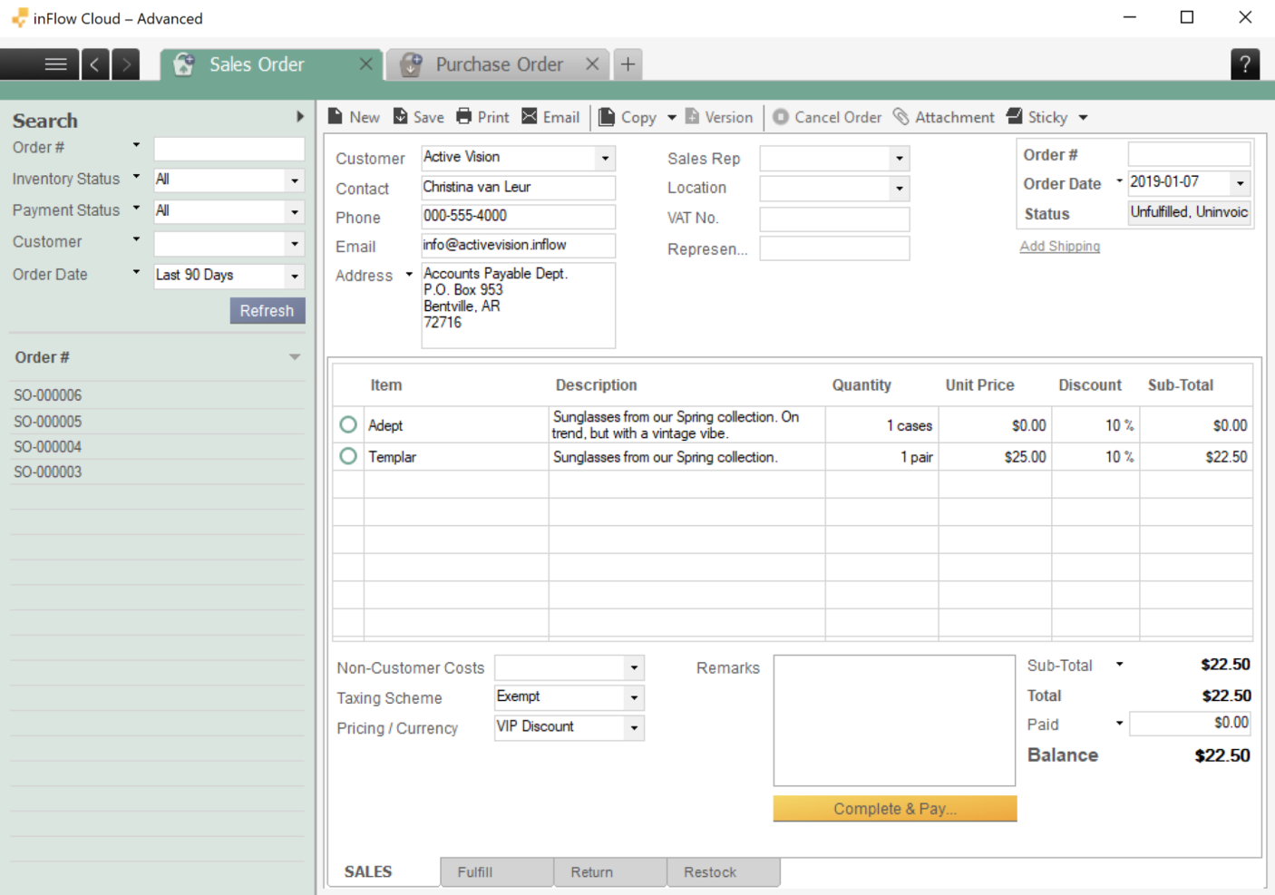SalesBinder screenshot - Die 10 besten Lager- und Vertriebssoftwares im Test 2026