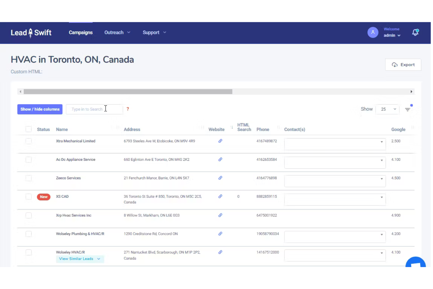 LeadSwift screenshot - 19 Meilleurs Logiciels de Génération de Leads B2B Revue en 2026